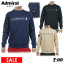 【30%OFF SALE】アドミラルゴルフ Admiral Golf 日本正規品 メンズ トレーナー クルーネック ダンボール素材 ランパントロゴプリント 【送...