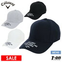 【30%OFF SALE】キャロウェイ アパレル キャロウェイ ゴルフ Callaway APPAREL メンズ キャップ 微起毛ツイル素材 つば先ロゴ刺繍 サ...