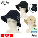 【30%OFF SALE】キャロウェイ アパレル キャロウェイ ゴルフ Callaway APPAREL メンズ ハット バケットハット 巾着にもなる 2WAY...