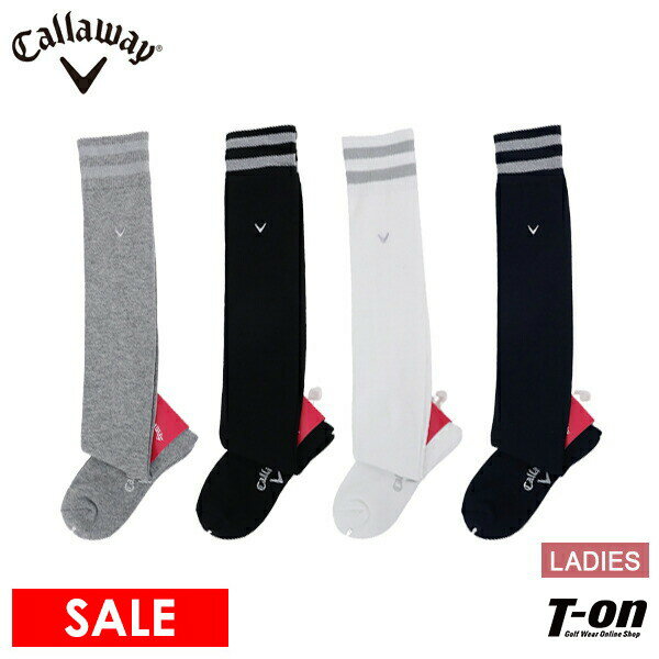 キャロウェイ アパレル キャロウェイ ゴルフ Callaway APPAREL レディース ソックス ニーハイソックス オーバーニーソックス 抗菌防臭 ラメ調シルバーライン 足底パイルクッション付き 2024 秋冬 新作 ゴルフ