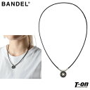 バンデル BANDEL メンズ レディース ネックレス 磁気ネックレス 43cm Black×Silver Necklace Earth mini 肩こり 血行...
