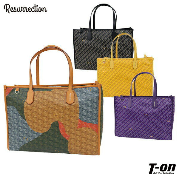 レザレクション Resurrection メンズ レディース トートバッグ ビッグトートバッグ ラ二ウススクエアビッグ 幾何学柄 モノグラム柄 カモフラ調デザイ...
