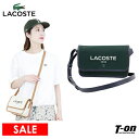 【40%OFF SALE】ラコステ LACOSTE 日本正規品 メンズ レディース カートバッグ ショルダーバッグ ポシェット 配色パイピング クラシカルなデザイン ロゴプリント 【送料無料】