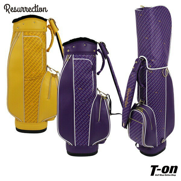 レザレクション Resurrection メンズ レディース キャディバッグ 8.5型 ラリーナNo.3 Rallina ジオメトリック柄 幾何学柄 ロゴモノグ...