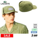 【20%OFF SALE】ラコステ スポーツ LACOSTE SPORT 日本正規品 メンズ キャップ 中綿入り 耳当て付き 保温 防寒 フリースイヤーフラップ...