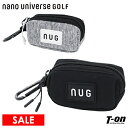 【30%OFF SALE】ナノユニバース ゴルフ NANOuniverse GOLF メンズ レディース ボールケース ボールポーチ ボールホルダー 2個用 ボ...