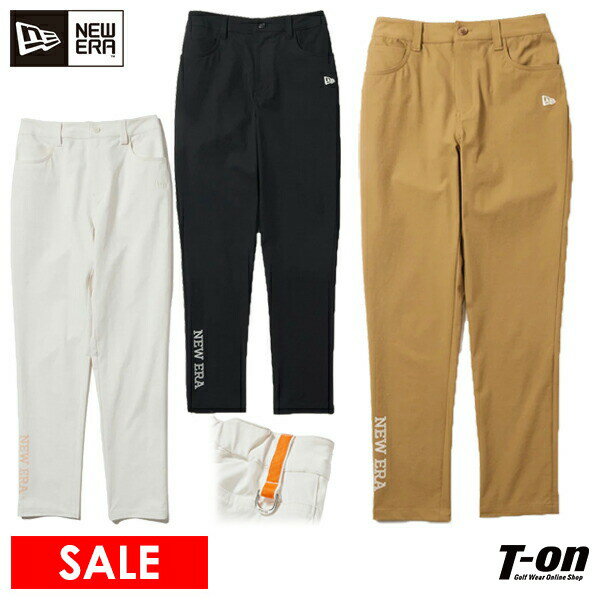 ニューエラ ゴルフ ニューエラ NEW ERA 日本正規品 レディース パンツ ロングパンツ テーパードパンツ ストレッチ 後ろウエスト伸縮 ロゴプリント 【送料無料】 2024 秋冬 新作 ゴルフウェア