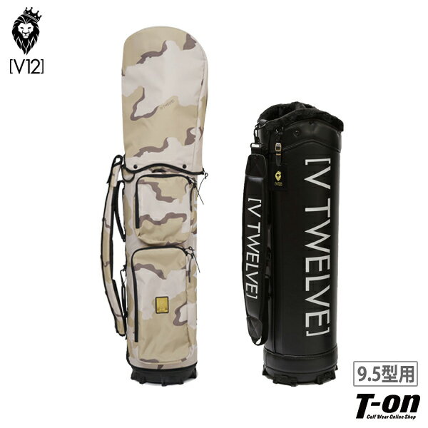 【ブラックフライデーP10倍】V12 ゴルフ ヴィ・トゥエルブ メンズ レディース キャディバッグ 9.5型 着せ替えできるキャディバッグ デザートカモ柄 SA...