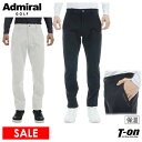 【30%OFF SALE】アドミラルゴルフ Admiral Golf 日本正規品 メンズ パンツ ロングパンツ 裏起毛 テーパードパンツ 保温 ストレッチ ウエ...
