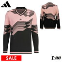 【30%OFF SALE】アディダス アディダスゴルフ adidas Golf 日本正規品 メンズ セーター Vネック ニット アーカイブグラフィック柄 配色デ...