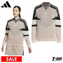 【30%OFF SALE】アディダス アディダスゴルフ adidas Golf 日本正規品 レディース セーター ハイネック ニット 編地切替 配色デザイン 3...