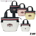 トミー ヒルフィガー ゴルフ TOMMY HILFIGER GOLF 日本正規品 メンズ レディース カートバッグ ラウンドバッグ レザー調 トリコロールテープ...