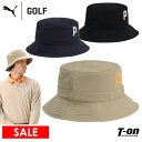 【30%OFF SALE】プーマゴルフ PUMA GOLF 日本正規品 日本規格 メンズ レディース ハット イヤーマフハット ボア耳当て付き 保温 ロゴプリント ゴルフ