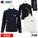 【30%OFF SALE】チャンピオン チャンピオン ゴルフ Champion 日本正規品 レディース ハイネックシャツ 長袖 モックネックシャツ リブ調素材 ...