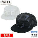 【30%OFF SALE】イズリール IZREEL メンズ キャップ フラットバイザーキャップ ビッグロゴ 立体刺繍 ジャガード素材 カモフラ柄 ペイズリー柄 ...