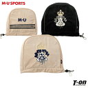 MUスポーツ エムユー スポーツ M.U SPORTS MUSPORTS レディース ヘッドカバー アイアンカバー ベロア素材 メルーロゴ刺繍 ラインストーン ゴルフ