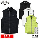 【30%OFF SALE】キャロウェイ アパレル キャロウェイ ゴルフ Callaway APPAREL メンズ ベスト 中綿入りベスト 高ストレッチ素材 保温...