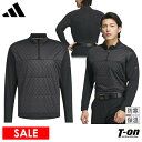 【30%OFF SALE】アディダス アディダスゴルフ adidas Golf 日本正規品 メンズ ポロシャツ ハイネックシャツ 長袖 ハーフジップアップ 一部...