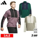 【30%OFF SALE】アディダス アディダスゴルフ adidas Golf 日本正規品 メンズ トレーナー ハーフジップアップ ハイネック 裏フリース 異素...