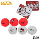 ボルビック Volvik メンズ レディース ゴルフボール ディズニーコラボ ミッキー&ミニー DISNEY MICKEY AND FRIENDS V.D 1ダース 12球入り マット仕上げ 2色入り ゴルフ