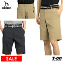 【50%OFF SALE】アダバット adabat メンズ パンツ ショートパンツ ハーフパンツ ストレッチ ウエストゴム ショートパンツ 丈長め ゴルフウェア