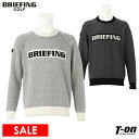 【30%OFF SALE】ブリーフィング ゴルフ BRIEFING GOLF メンズ セーター クルーネック 丸首 ニット 上質メリノウール素材 ジャガードニッ...