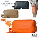 【ポイント10倍 7/29 12:59迄】ペッレ モルビダ ゴルフ PELLE MORBIDA GOLF メンズ レディース カートバッグ カートポーチ ポーチ サードバッグ セカンドバッグ 姫路市松原製シュリンクレザー 牛革 本革 シュリンクレザー ネームタグ付【送料無料】