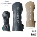 ペッレ モルビダ ゴルフ PELLE MORBIDA GOLF メンズ レディース ヘッドカバー フェアウェイウッド用ヘッドカバー 型押し皮革調 ロゴプリント ...