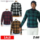 【30%OFF SALE】トミー ヒルフィガー ゴルフ TOMMY HILFIGER GOLF 日本正規品 メンズ セーター ニット クルーネック チェック柄 ...