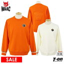 【30%OFF SALE】ワック WAAC 日本正規品 メンズ セーター ニット クルーネック 防風セーター 身頃部裏地付 バックロゴワッペンデザイン 【送料無...