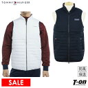 【30%OFF SALE】トミー ヒルフィガー ゴルフ TOMMY HILFIGER GOLF 日本正規品 メンズ ベスト 中綿ベスト モックネック ストレッチ...