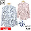 【30%OFF SALE】ゾーイ ZOY メンズ ポロシャツ 長袖 ボタンダウンシャツ ストレッチ UVカット 吸水速乾 レオパードプリント 【送料無料】 ゴル...
