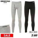 【30%OFF SALE】ブリーフィング ゴルフ BRIEFING GOLF メンズ レギンス 保温 防寒 裏起毛 ストレッチ メリノウール混紡 天竺素材 温度...