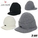 【タイムセール 5/7 13:00迄 10%OFF】ジュン&ロペ ジュンアンドロペ JUN&ROPE メンズ レディース キャップ ニットキャップ ツバ付きニッ...