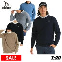 【50%OFF SALE】アダバット adabat メンズ セーター【手洗い可】アーガイルデザイン クルーネックセーター 【送料無料】 ゴルフウェア