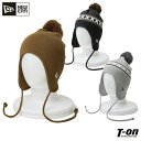 ニューエラ New Era NEW ERA 日本正規品 メンズ レディース ニット帽 ニットキャップ イヤーフラップ付き ポンポン付き EAR FLAP KNI...