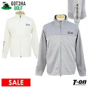【30%OFF SALE】ガッチャ ガッチャゴルフ GOTCHA GOLF メンズ ブルゾン ダンボールニットジャケット 日本限定 ストレッチ 異素材切替デザイ...