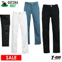 【30%OFF SALE】ガッチャ GOTCHA GOLF メンズ パンツ ロングパンツ 日本限定 ストレッチ素材 ビッグロゴ刺繍 M〜4L ゴルフウェア