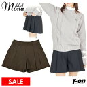 【30%OFF SALE】モナ デルソル MONA DELSOL レディース パンツ ショートパンツ キュロット ストレッチ プリーツ入り キュロットスカート ...