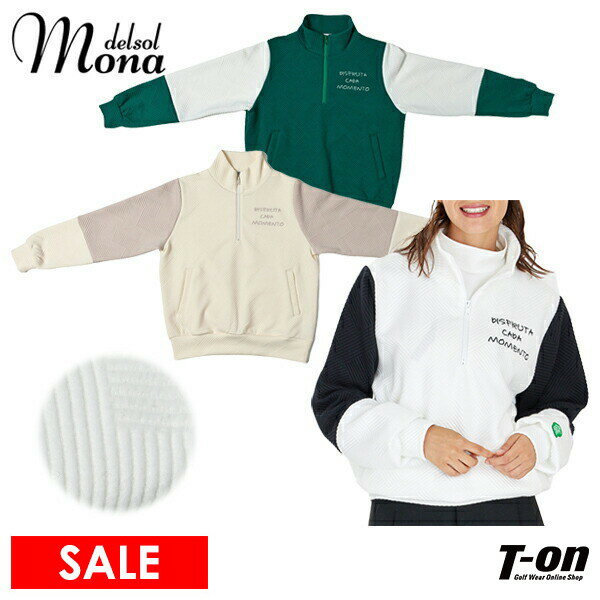 【20％OFF SALE】モナ デルソル MONA DELSOL レディース トレーナー ハーフジッ