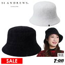 【30%OFF SALE】セントアンドリュース St ANDREWS メンズ レディース ハット バケットハット ボア素材 両面ファーボア 保温 メタル調ピスネ...
