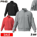 【30%OFF SALE】ピン PING メンズ ブルゾン 全方向ストレッチ CORDURA コーデュラナイロン メッシュ裏地付 袖フラップポケット付 ロゴ刺繍...