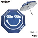 ウィンウィンスタイル WINWIN STYLE メンズ レディース 傘 パラソル アンブレラ 晴雨兼用 ゴルフ傘 日傘 雨傘 UVカット スマイルプリント ポッ...