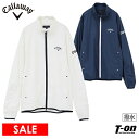 キャロウェイ アパレル キャロウェイ ゴルフ Callaway APPAREL メンズ ブルゾン 撥水 ストレッチ メッシュ裏地付き ロゴプリント 【送料無料】 2024 春夏 新作 ゴルフウェア