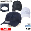 ムーブスポーツ MOVESPORT メンズ キャップ メッシュキャップ 撥水 立体MVSP刺繍 サイズ調整可能 2024 春夏 新作 ゴルフ