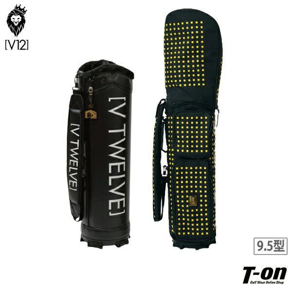 【ブラックフライデーP10倍】V12 ゴルフ ヴィ・トゥエルブ メンズ レディース キャディバッグ 9.5型 着せ替えできるキャディバッグ VT STUD9.5...
