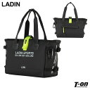 ラディン LADIN メンズ レディース カートバッグ カートポーチ ラウンドバッグ ミニボストン カラビナ付き 配色デザイン ロゴプリント 【送料無料】