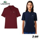 ラコステ スポーツ LACOSTE SPORT 日本正規品 レディース ポロシャツ 半袖 スリムフィット UVカット 速乾 ストレッチ ワンポイントロゴ 【送料無料】 2024 春夏 新作 ゴルフウェア