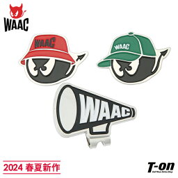 ワック WAAC 日本正規品 メンズ レディース マーカー クリップマーカー 台座付きマーカー マグネットマーカー ワッキーデザイン 化粧箱入り 2024 春夏 新作 ゴルフ