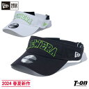 ニューエラ ゴルフ ニューエラ NEW ERA 日本正規品 メンズ レディース サンバイザー すべり部パイル地 立体ロゴ刺繍 サイズ調整可能 2024 春夏 新作 ゴルフ